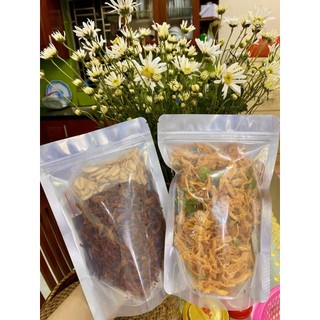 500gr khô gà + 500gr khô heo cháy tỏi-ăn vặt hà nội