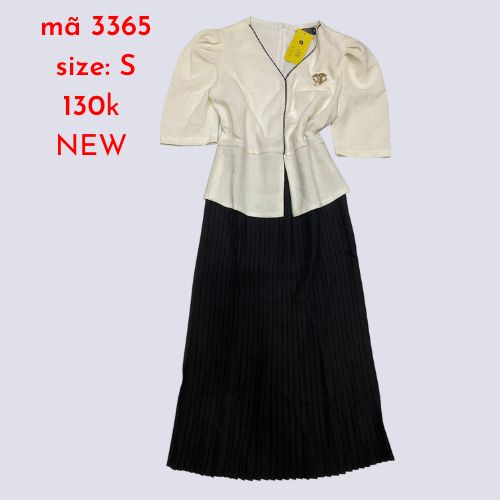 NEW đầm váy công sở dự tiệc thời trang nữ size S mã 3365 hàng hiệu nhập khẩu Hàn Quốc