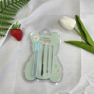 Bộ nặn mụn đầu đen 4 món 8 đầu