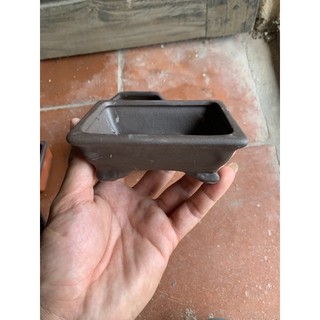 Chậu mini bonsai gốm đất nung bát tràng
