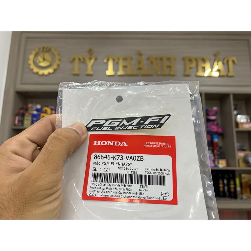 Tem Chử PGM Fi  xe Đen Nhám