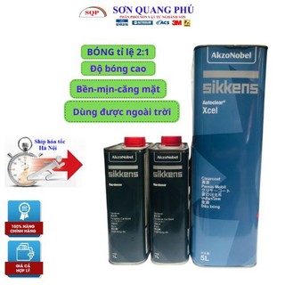 Dầu bóng Sikkens XCel 2:1, sơn bóng cao cấp, Keo bóng hàng nhập khẩu SONQUANGPHU8856