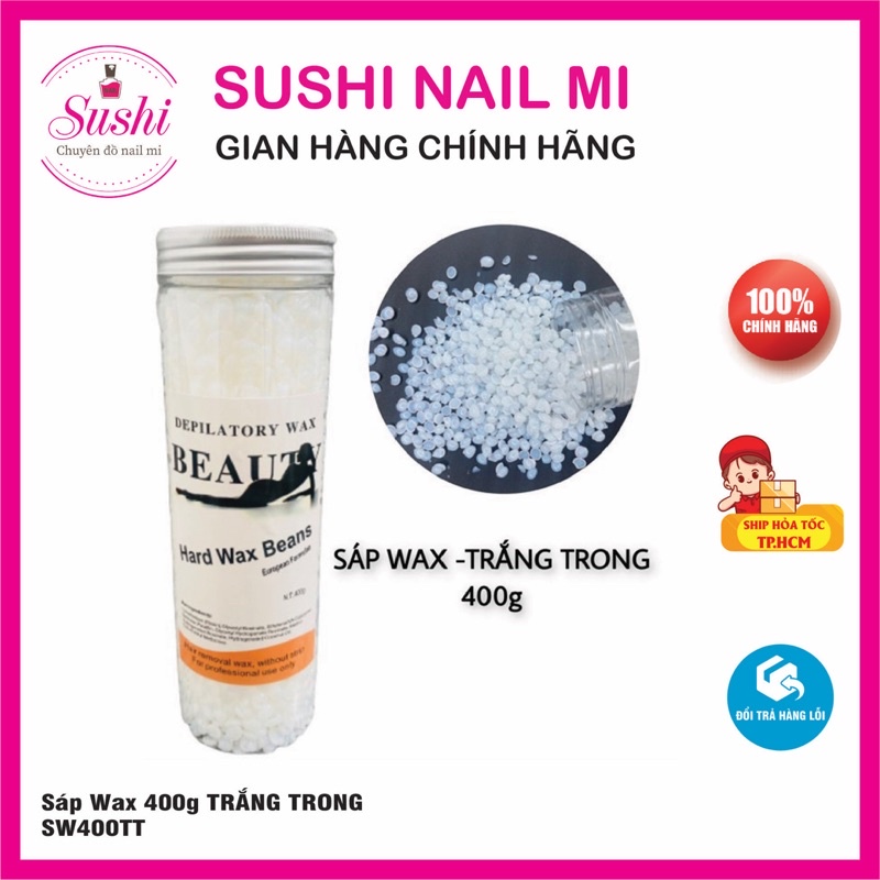 Sáp wax lông  loại 400G - Sushi nail mi