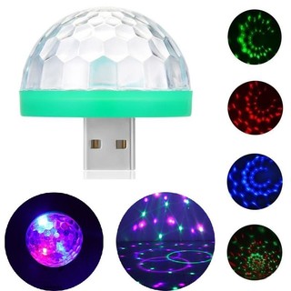 Đèn led đổi màu mini, cổng USB 5V, đèn vũ trường mini