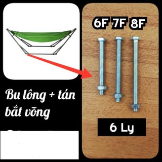 Bulon ốc bắt võng 6ly