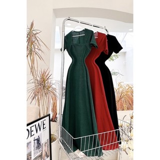 ĐẦM MAXI THUN GÂN TAY CON ✨✨