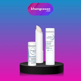 Son Dưỡng Môi Bioderma Chống Khô Nứt Nẻ Hồng Môi Bioderma Atoderm Stick Levres 4g - Khongcoson