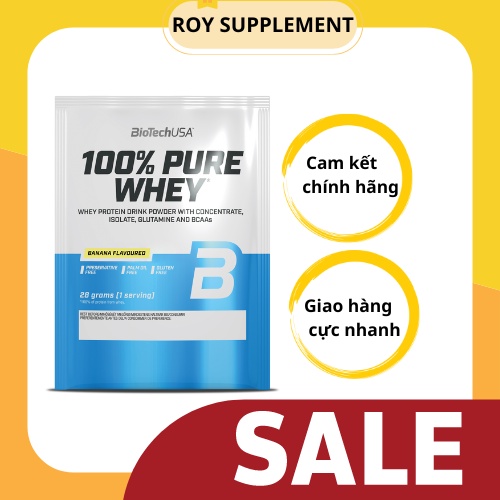 Sữa tăng cơ SAMPLE Biotech 100% Pure Whey - BIOTECH USA