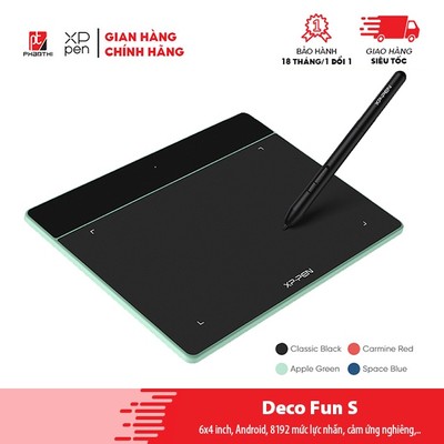 Bảng Vẽ Điện Tử XP-PEN DECO FUN S 6x4inch Android Cảm Ứng Nghiêng