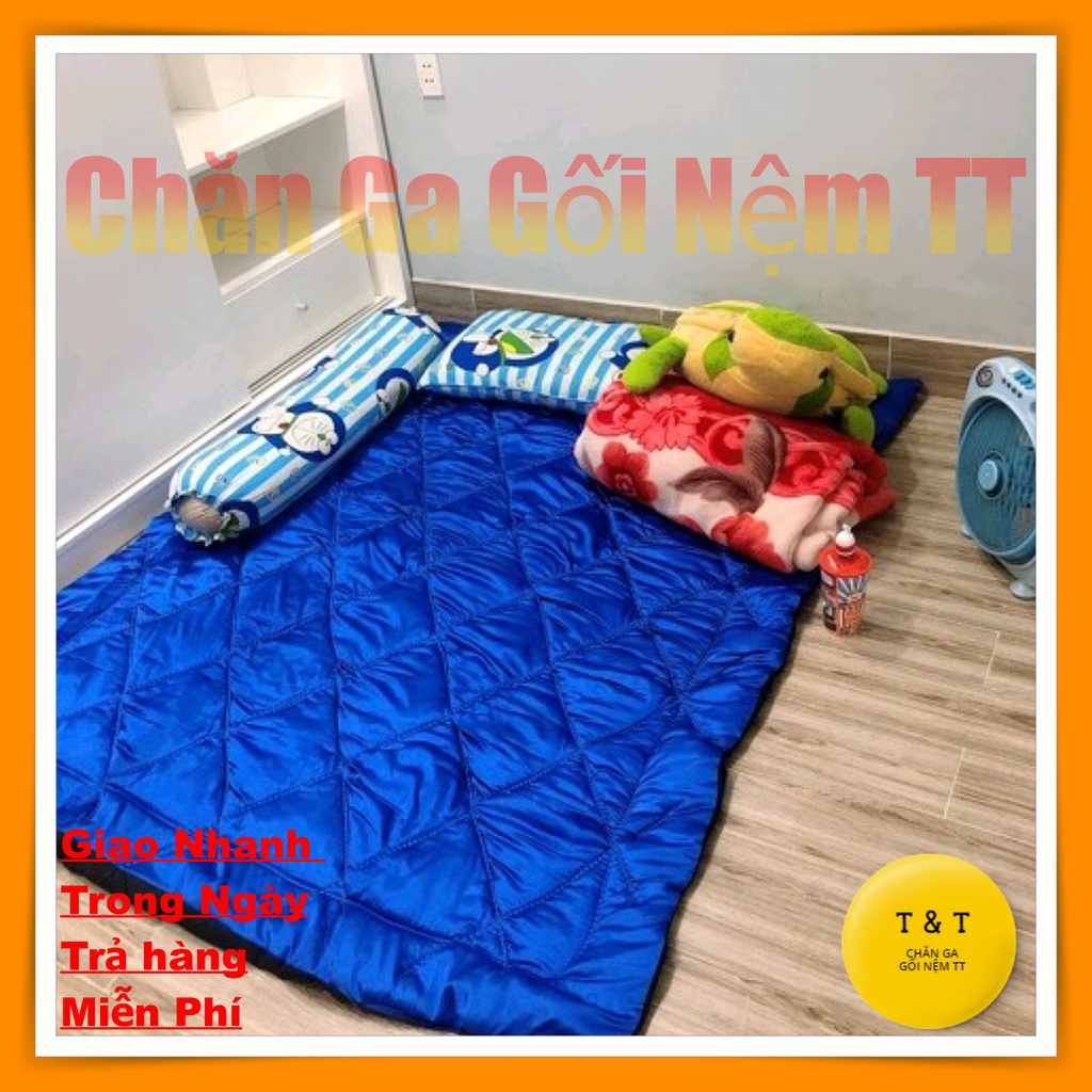 Chăn Bông Đà Lạt 1M6 X 1M9 Dày 2Cm Giá Rẻ - Lót Nằm Êm Lưng - Trải Nằm Thoải Mái - Nệm Vải