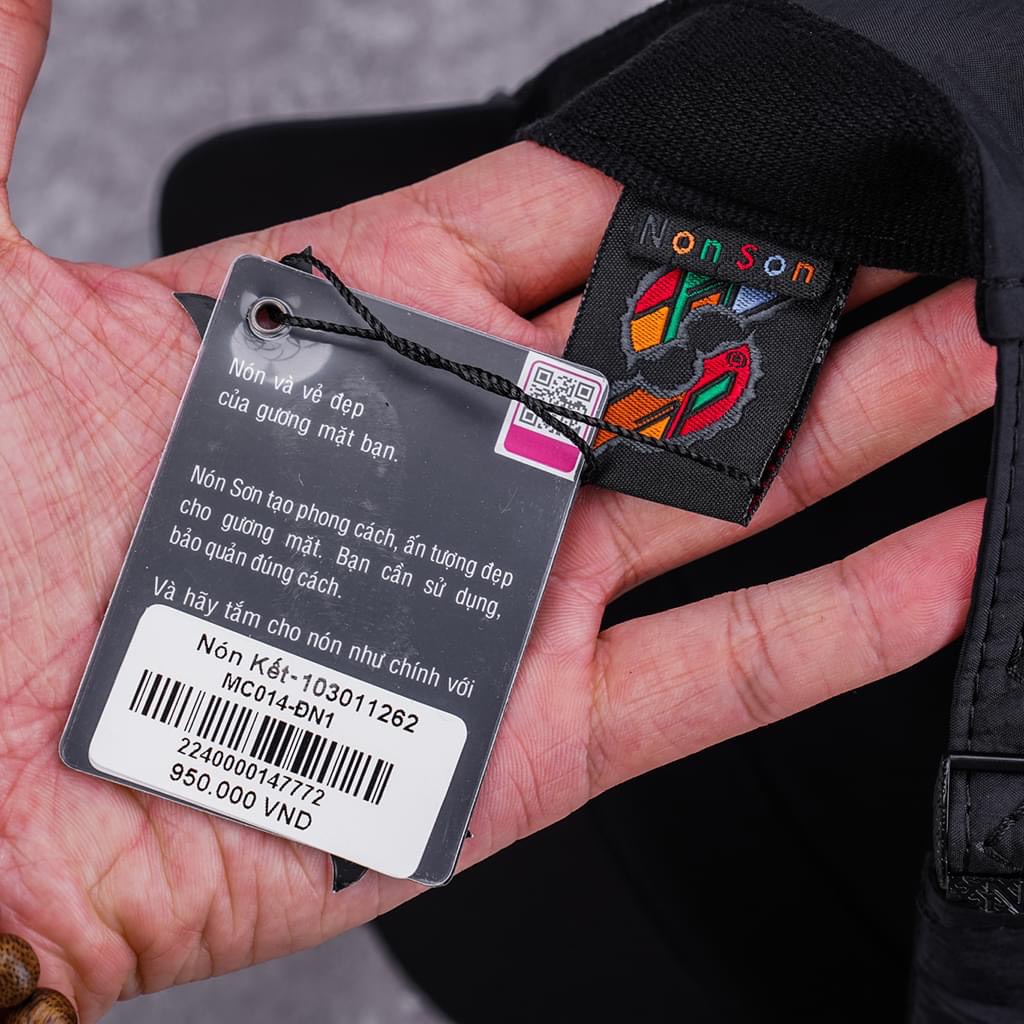 Nón Sơn chính hãng dáng không chóp dành cho nam chất liệu gió cao cấp MC014  - Hùng Nón Hiệu