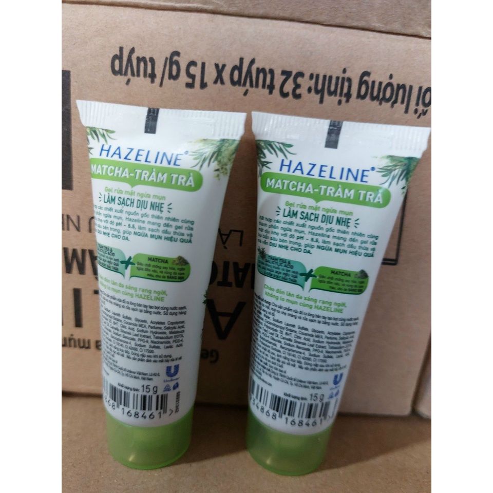 1 Tuýp Sửa Rửa Mặt Hazeline  15g