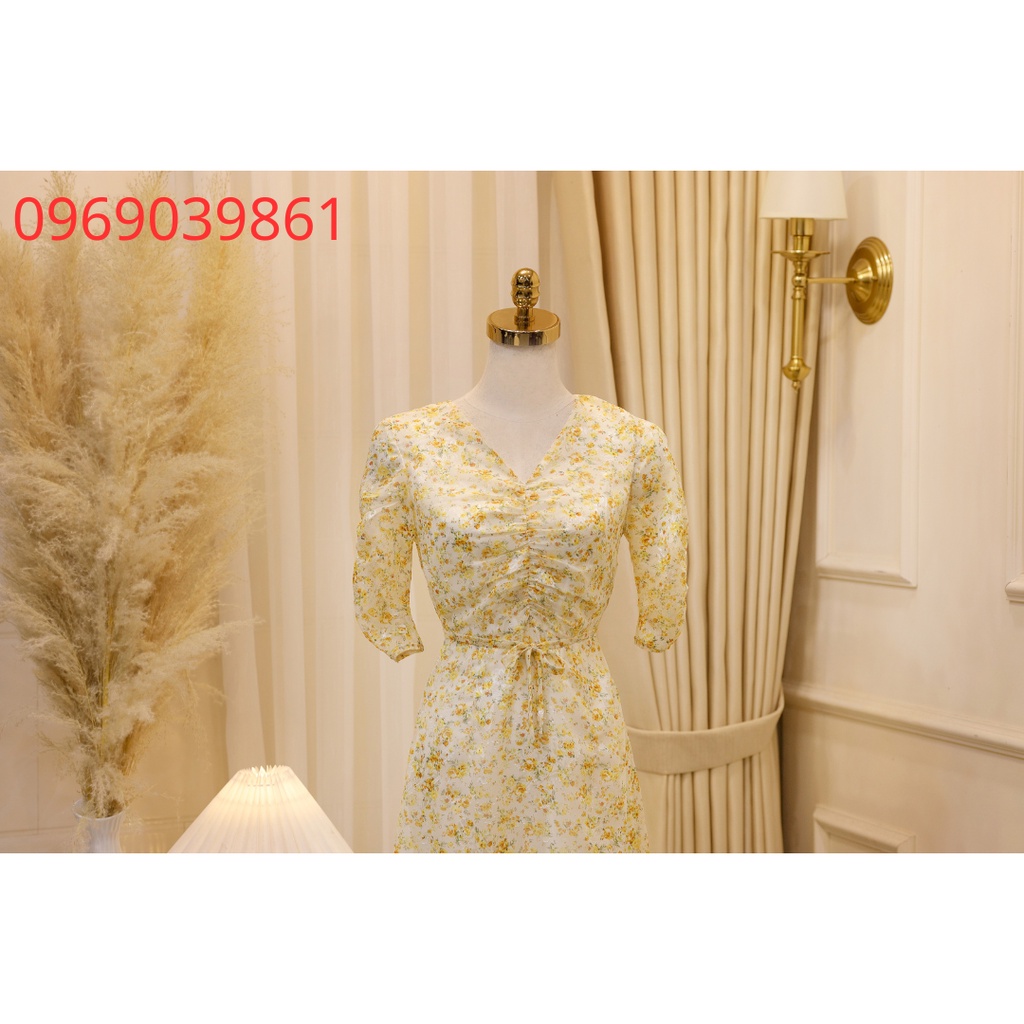 Váy Xoè Hoa Nhí Chất Liệu Voan Mềm Mại Thiết Kế Tươi Mới Trẻ Trung Năng Động Đầy Cuốn Hút