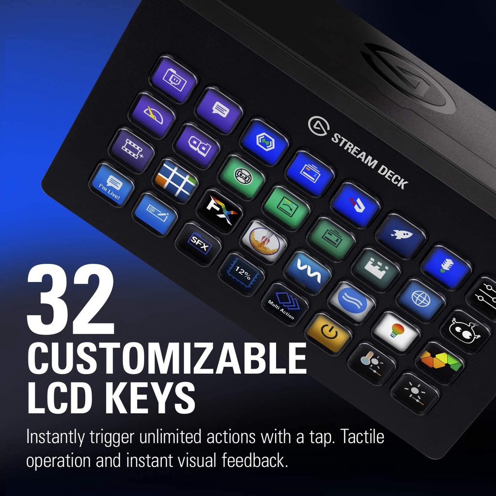 Bàn Phím Stream Elgato Stream Deck XL - Bảo Hành Chính Hãng 24 Tháng