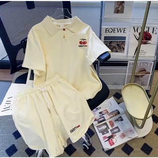 Set Bộ Polo Cherry Siêu Xinh