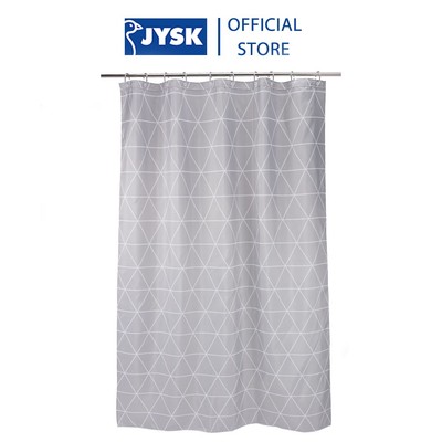 Rèm phòng tắm | JYSK Grebo | polyester | xám | D200xR150cm