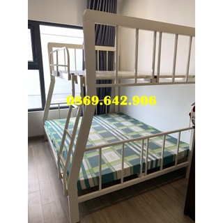 Giường sắt 2 tầng 1m4x1m6x2m giao hỏa tốc