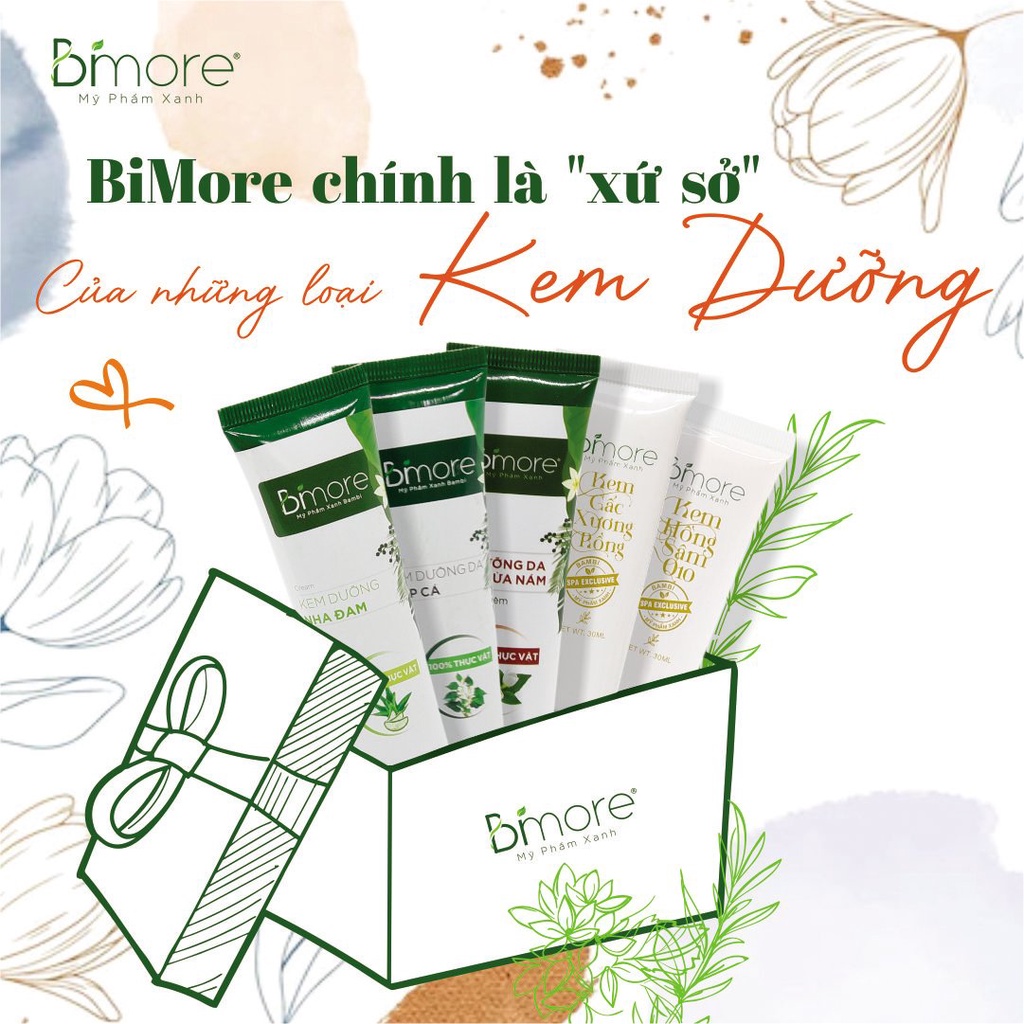 Kem dưỡng da diếp cá Bimore giảm mụn mờ thâm sáng da 30ml