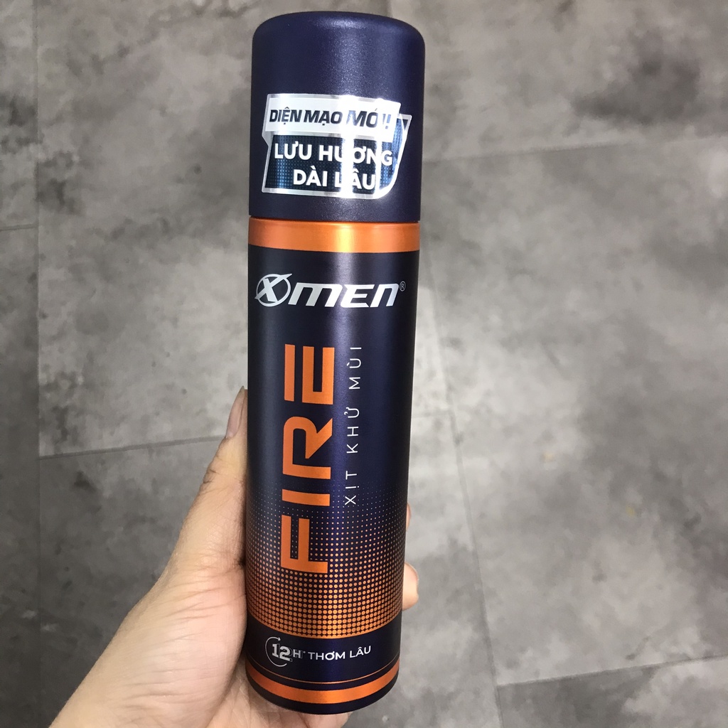 Xịt khử mùi toàn thân nam X men 140ml Sịt khử mùi nước hoa nam Xmen
