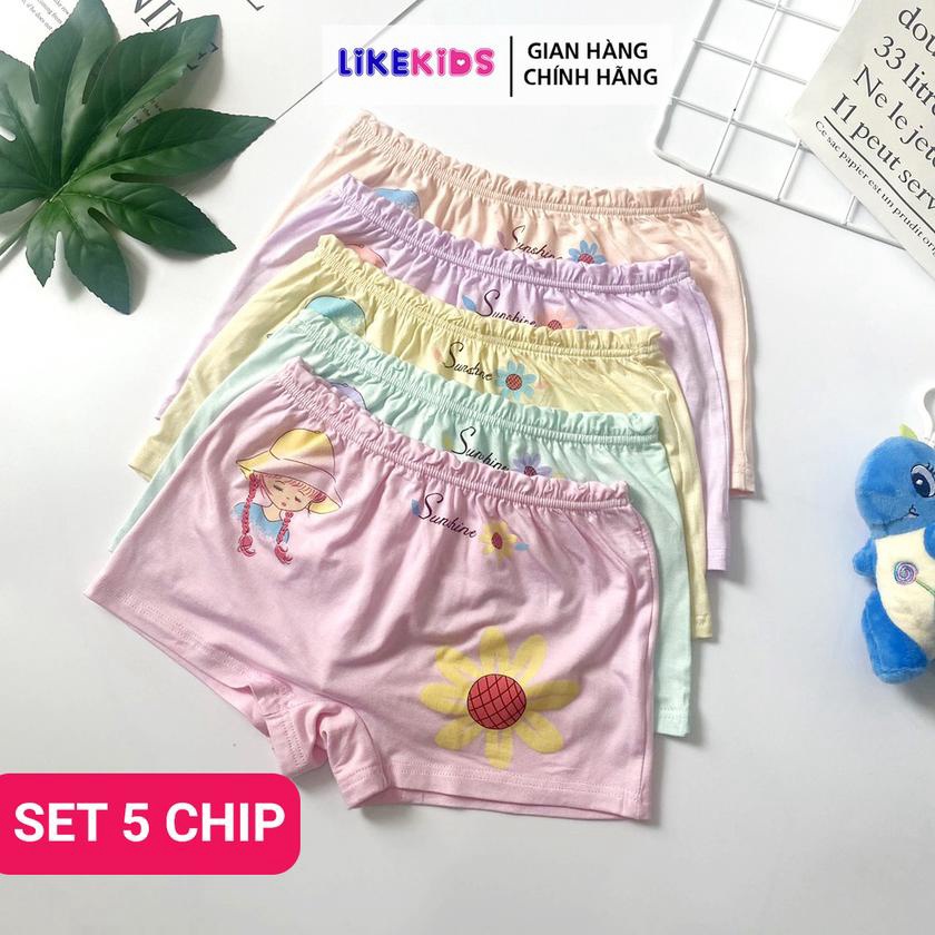 Set 5 quần chip bé gái - Likekids