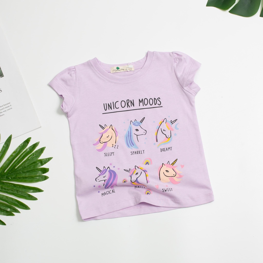 SALE Áo cộc tay mùa hè cho bé gái siêu xinh . Thương hiệu Litibaby