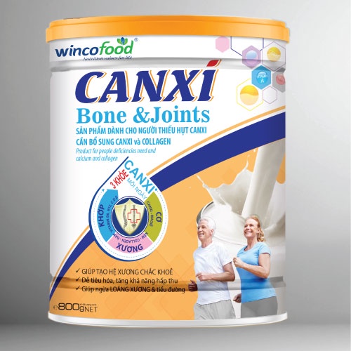 Sữa bột Wincofood Canxi Bone & Joints lon 800g