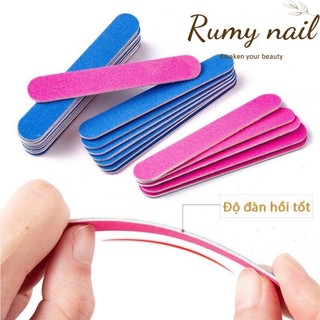 Dũa móng tay mini làm móng, dũa nail box 2 mặt nhám (1 chiếc)