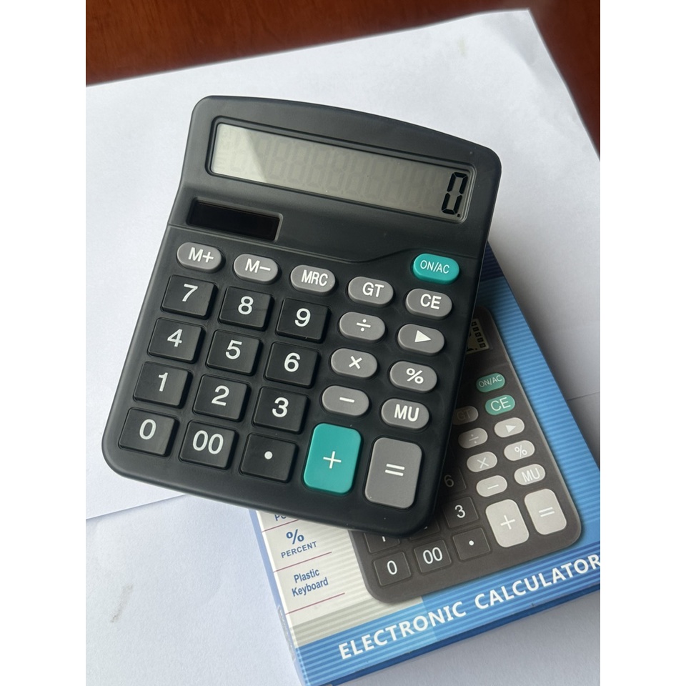 Máy Tính Cầm Tay, Bỏ Túi Karuida KK-837B-12S Sử Dụng Năng Lượng Mặt Trời Hoặc Pin, Thiết Kế Thời Trang