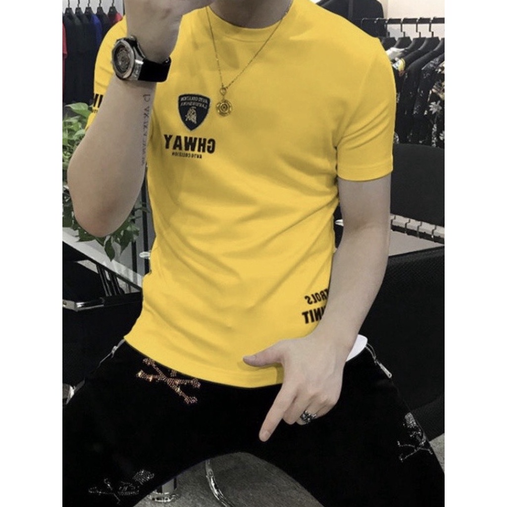 Áo thun nam, áo phông nam tay ngắn cổ tròn chất  thun lạnh cotton co giãn 2 chiều T.1314