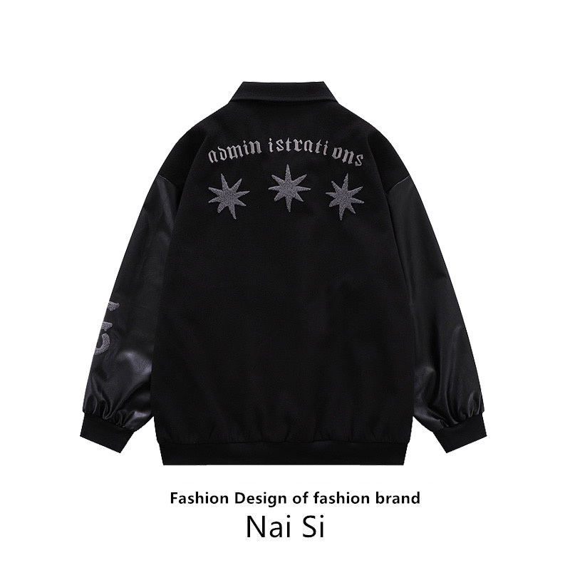 Áo Khoác Nam Dáng Rộng Phong Cách Hàn Quốc Cá Tính