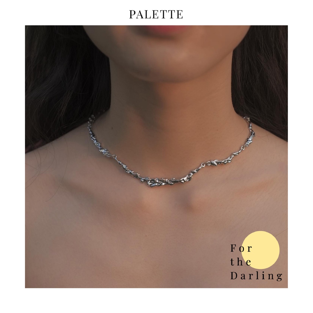 Dây chuyền / choker màu kim loại Munfy necklace