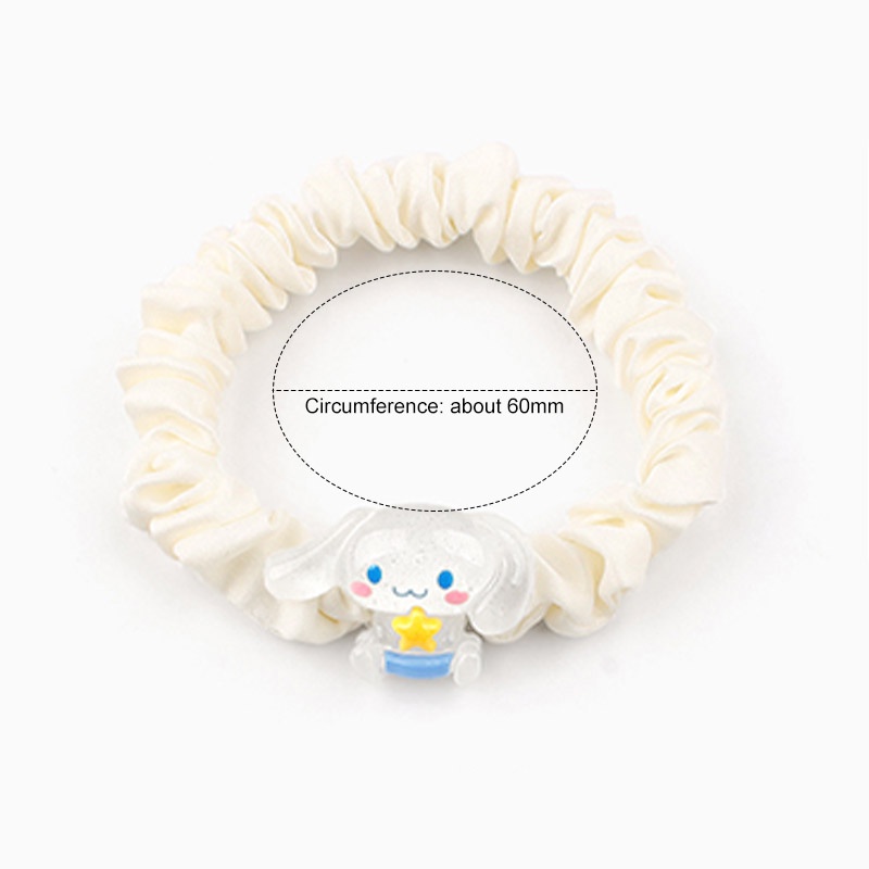 SANRIO Dây Cột Tóc Co Giãn Hình Hoạt Hình Dễ Thương