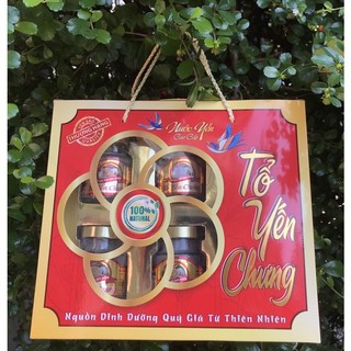10 hộp đựng 6 hủ yến 70ml có khay vàng