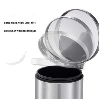 Thùng rác đạp chân CCKO có nắp bật inox cao cấp