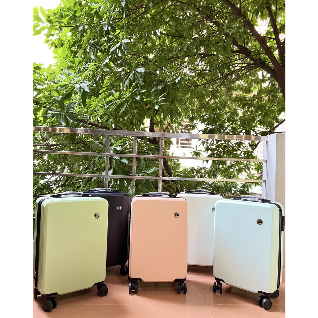 SẴN VALI GIÁ RẺ ( HỎA TỐC HCM ) VALI DU LỊCH CÓ KHÓA KÉO NHỰA ABS GIÁ RẺ SIZE 20/24