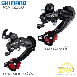 Củ cùi đề sau xe đạp SHIMANO TOURNEY RD TZ500 5-6-7 Speed - Hàng chính Hãng