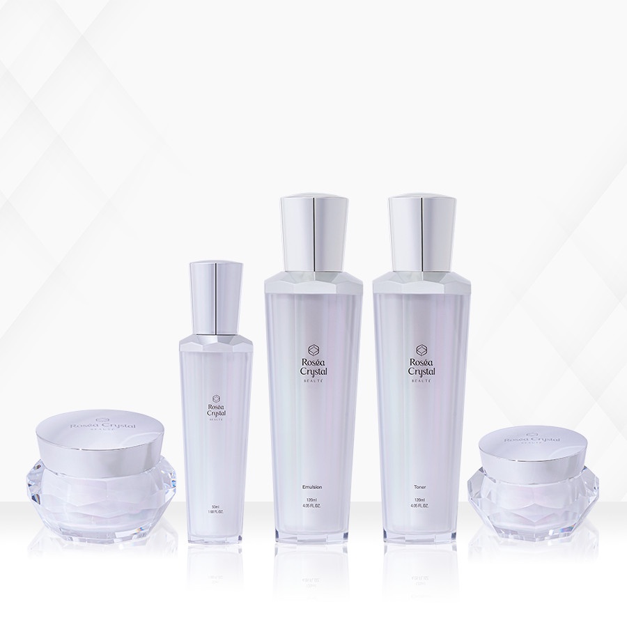Bộ kem dưỡng trắng da toàn diện Rosea Crystal Opal Whitening