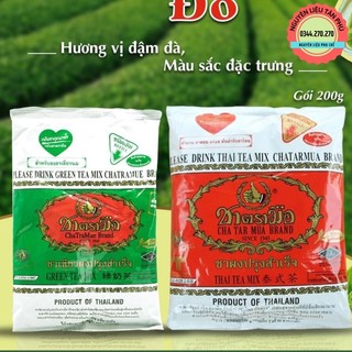 Trà Thái Đỏ, thái xanh Chatarmua - Cam kết hàng chuẩn Thái Lan -