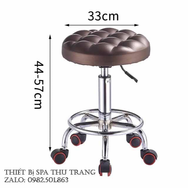Ghế múi xoay dùng cho spa nail phun xăm