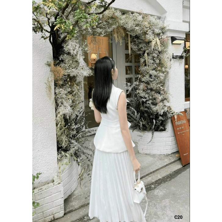 (Free Ship) MUA ĐI CHỜ CHI - SET VÁY ÁO BÈO XỐP, VÁY VOAN DẬY LY XINH ĐẸP QUYẾN RŨ KHIẾN BAO CHÀNG THÍCH MÊ - CN