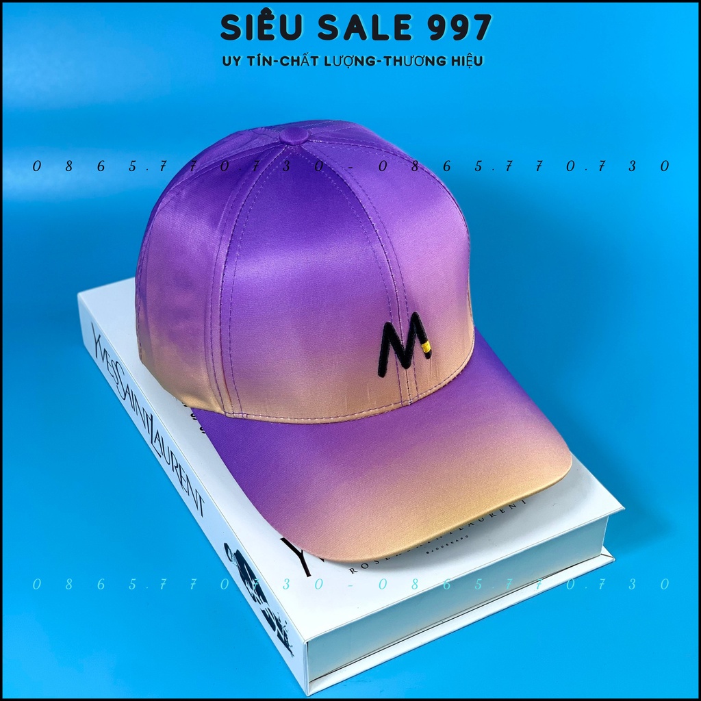 NÓN KẾT HUỲNH QUANG LOANG MÀU THÊU M PHONG CÁCH, MŨ KẾT SIÊU ĐẸP HÀNG UNISEX