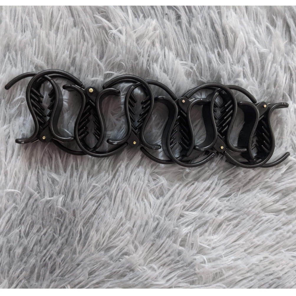 SỈ 12 Kẹp Càng Cua 3 răng 5 răng NHỰA NHÁM CHỐNG GÃY