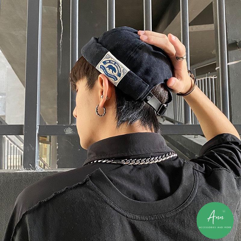 Mũ tròn HQ cá tính, phong cách thời thượng, đủ màu rêu-đen-nâu-cam, hot nhất 2023