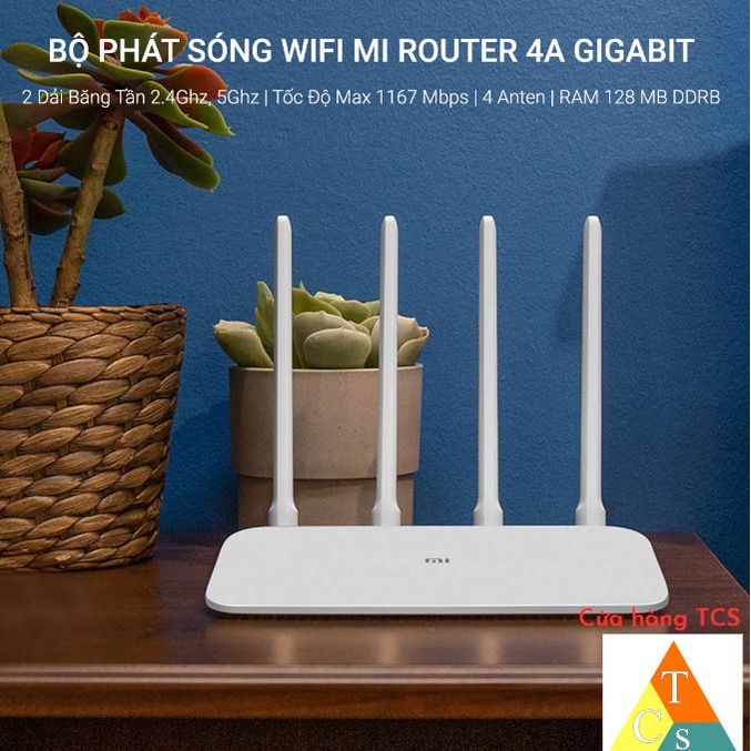 Bộ Phát Sóng Wifi Mi Router 4A Gigabit Enthernet 1000Mb