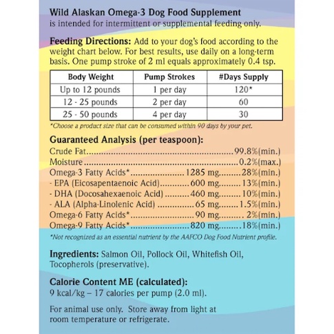 Dầu cá bổ sung Omega-3 cho chó và mèo hiệu Wild Alaskan Salmon Oil
