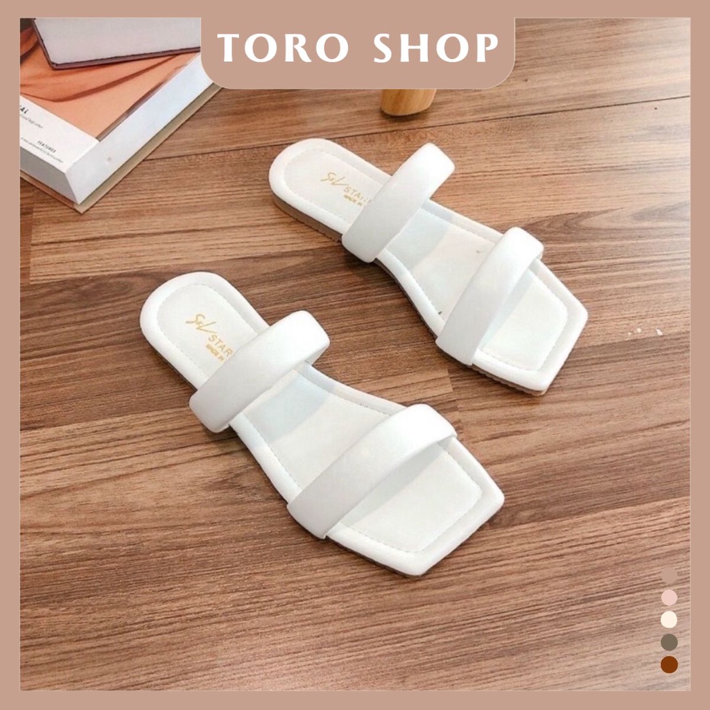 Dép  bệt nữ 2 bảng phồng big size  40-45