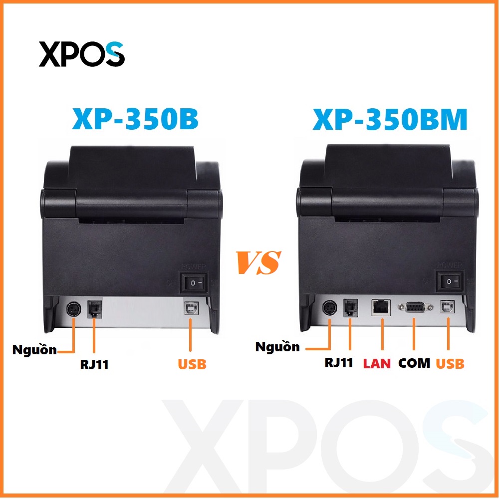 Máy in mã vạch Xprinter XP-350B / XP-350BM chính hãng in tem nhãn in vận đơn TMĐT BH 12 tháng