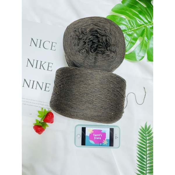 Yarn - Sợi 100% Organic Cotton - Sợi chập  - Sợi mền siêu nhẹ và mát dùng đan móc sản phẩm mùa hè