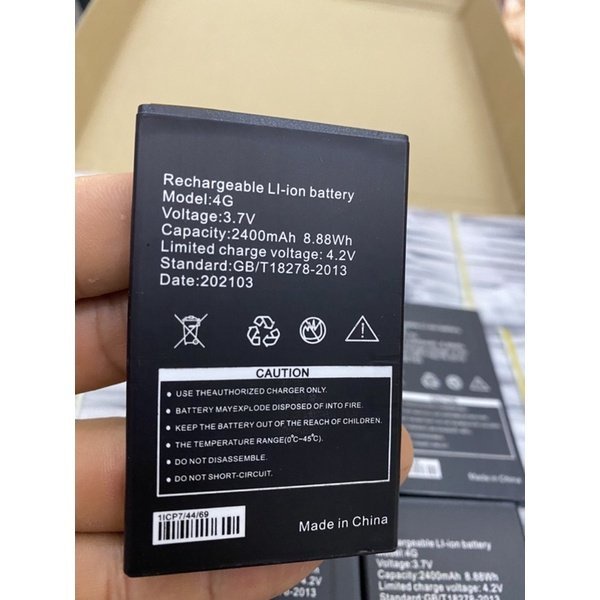 Pin Thay Thế Dành Cho Cục Phát WiFi MF80/A800/ A900/ M80/ M89/ M88/ M90/ M100 - Hàng Chính Hãng - Pin Trâu 2400Mah