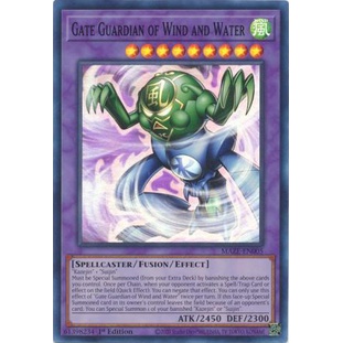 Thẻ Bài Yugioh Gate Guardian of Wind and Water - MAZE-EN005 - Super Rare 1st Edition